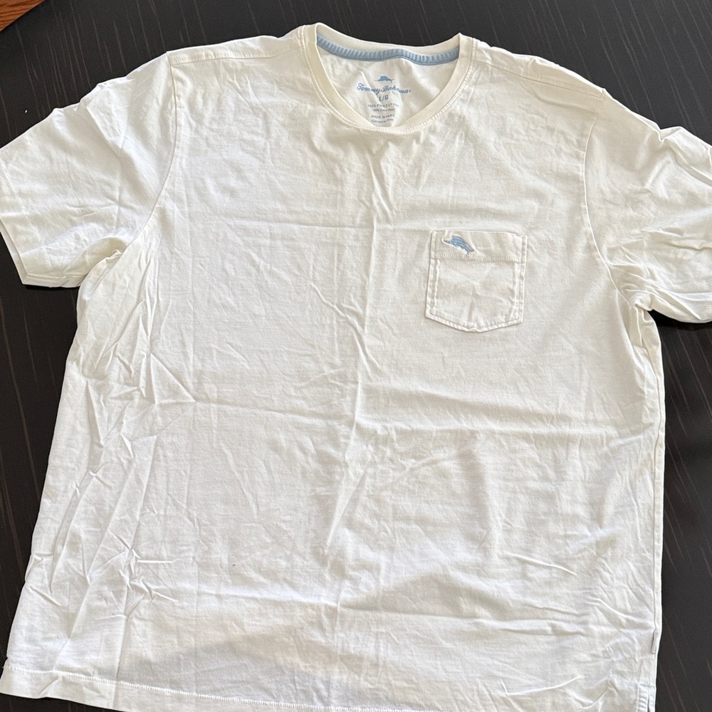 Tommy Bahama White Short Sleeve Tee